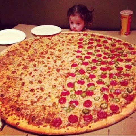 مسئله نگین‌بانو و چالش برش پیتزا